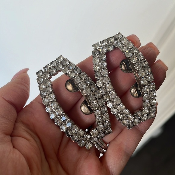 Musi Vintage Rhinestone Shoe Clips - Picture 12 of 12
